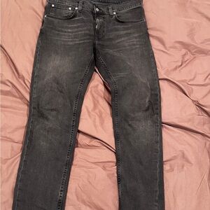 Nudie Jeans Black Eyes Lean Dean Cut Men’s Jeans